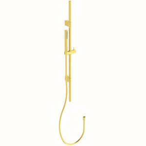 glijstangcomb 90cm 1 straalsoort staafhanddouche brushed gold (mat goudkleurig) A7
