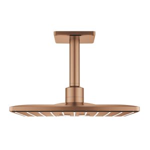 Rainshower smartactive 310 hoofddouche-set vierkant plafondmontage duo warm sunset geborsteld (mat bronskleurig) excl. inbouwbox