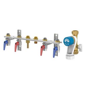 Warmte aansluitpakket universeel met inlaatcombinatie