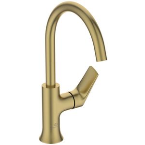 Wastafelmengkraan 114x204x311mm br gold 3.8l/m z. waste La Dolce Vita