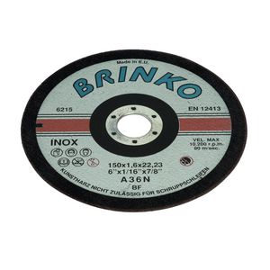 Doorslijpschijf roestvast staal Ø115mm