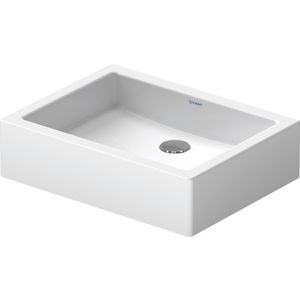 VERO #045550 opzetwastafel 500mm wit zonder kraangat geslepen onderzijde