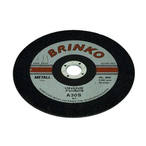 Doorslijpschijf staal Ø115mm gebogen