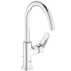 Wastafelmengkraan 114x226x311mm chroom 3.8l/min m. waste La Dolce Vita