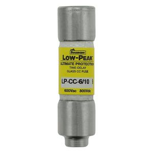 Zekering laagsp. 0.6A AC 600V 10x38 CC UL traag af VVE=10