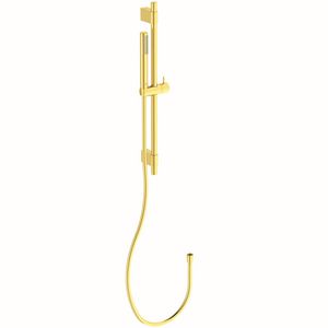 glijstangcomb 60cm 1 straalsoort staafhanddouche brushed gold (mat goudkleurig) A7