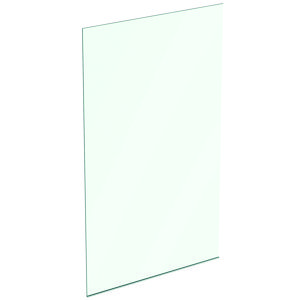 Inloopdouchewand dual access glas 120cm incl. vloerprofiel zilver excl. rechte muursteunen