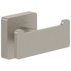Dubbele handdoekhaak  Elements Striking Brushed Nickel Matt