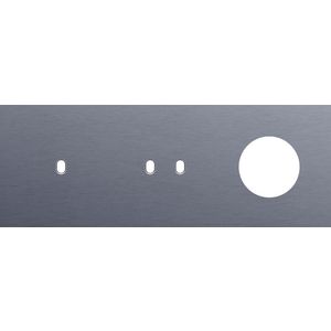 Afdekplaat 3-voud horiz. 71mm centerafst. 226-57718