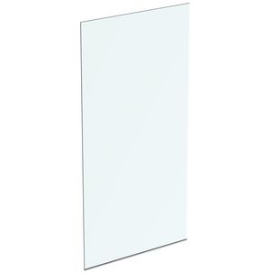 Inloopdouchewand dual access glas 100cm incl. vloerprofiel zilver excl. rechte muursteunen