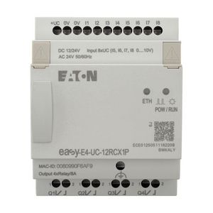 Easy E4, 12/24V DC, 24V AC, 8DI (4 als analoog te gebruiken)