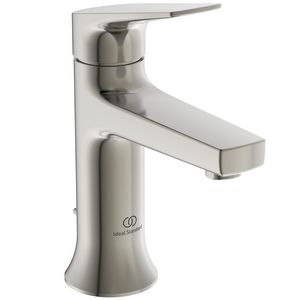 Wastafelmengkraan 52x153x169mm silver storm (rvs-look) 3.8l/m m. waste La Dolce Vita