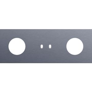 Afdekplaat 3-voud horiz. 71mm centerafst. 226-57719