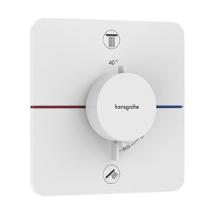 ShowerSelect Comfort Q thermostaat afbouwdeel tbv inbouw mat wit