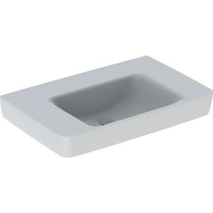 Renova Plan wastafel 75x48cm zonder kraangat zonder overloop afleg links+rechts wit
