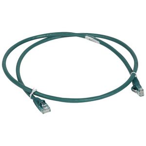 Patchkabel RJ45 Cat. C6 U/UTP groen 1m.