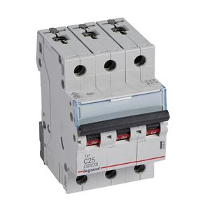 Installatieautomaat MCB TX3 3-polig C-karakteristiek 25A 6000A