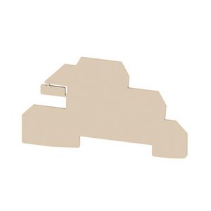 Afsluit- eindplaat d.beige h:94.5mm b:1.5mm V-0 VVE=20