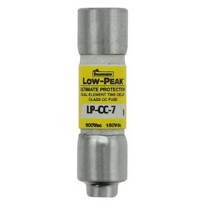 Zekering laagsp. 7A AC 600V 10x38 CC UL traag afke VVE=10