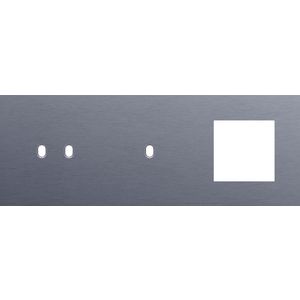 Afdekplaat 3-voud horiz. 71mm centerafst. 226-57721