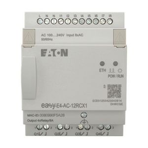 Easy E4 100 - 240V AC 110 - 220V DC 8DI 4DQ relais z. displ