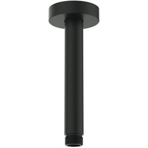 idealrain montage plafond 15cm voor hoofddouche silk black (mat zwart) B