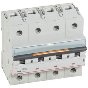 Installatieautomaat 4-polig B-karakteristiek 63A 25kA DX³ DIN