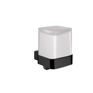 Loft Zeepdispenser zwart stolpbeker gesatineerd