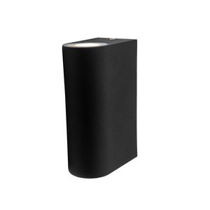 Wandlamp up & Down 5,5W 3000K niet dimbaar zwart