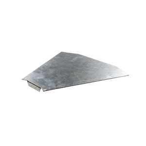 Deksel bocht 45gr. Tray B50 RVS 304