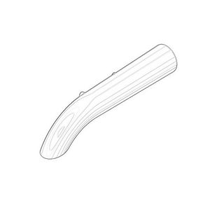 Uitloop 227,5x64,5x40mm chr