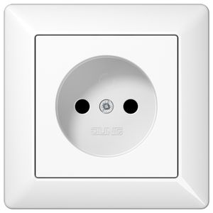 Wandcontactdoos alpine wit volle afd. AS500 VVE=10