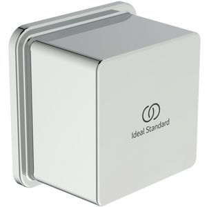 IRAIN WALL ELBOW SQR 1/2"CONN CHR chroom