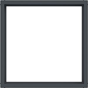 Tussenring voor centraalplaat/stuk 50 x 50 mm A.x/C.x antrac