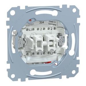Wisselschakelaar/wisselimpulsdrukker - 10A/AC 250V - Steekkl