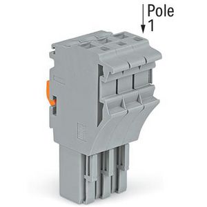 1-draads FE steker 4 mm² grijs 2022-102/999-953 VVE=100
