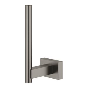 Essentials cube closetrolhouder 40623AL1 hard graphite geborsteld (mat donker grijs)