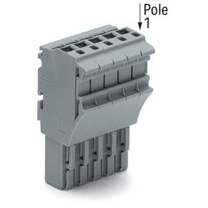 1-draads FE steker 4 mm² grijs 2022-105/999-953 VVE=50