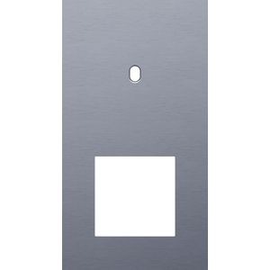 Afdekplaat 2-voud vertic. 71mm centerafst 226-57855