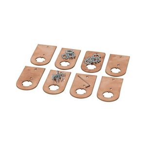 Koper adapter plaat voor bout/moer verbinding temperatuursen