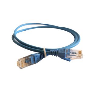 Patchkabel RJ45 HD Cat. C6 U/UTP blauw 1m.
