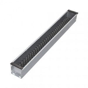 Akoestische diffusor aansluitd. 1/2 sleuv. 1250mm Ø125mm