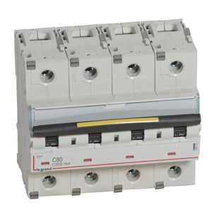 Installatieautomaat 4-polig C-karakteristiek 80A 10000A/16kA DX³ DIN