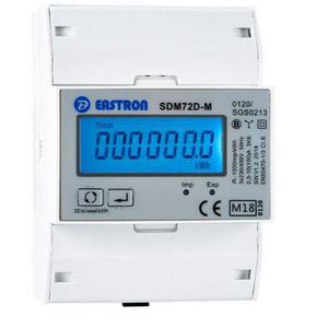 3-fase energiemeter Modbus RTU (RS485)
