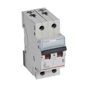 Installatieautomaat MCB TX3 2-polig B-karakteristiek 1A 6000A