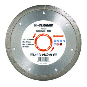 HI-Ceramic diamantzaagblad 125mm asgat 22.23mm