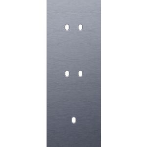 Afdekplaat 3-voud vertic. 71mm centerafst 226-57954