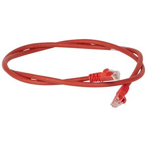 Patchkabel RJ45 Cat. C6 U/UTP rood 5m.