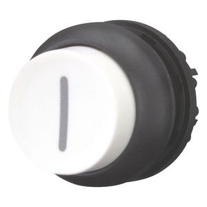 Drukknop hoog wit I terugverend M22S-DH-W-X1