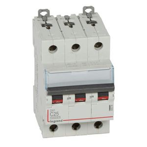 Installatieautomaat MCB DX³ 3-polig C-karakteristiek 25A 10000A